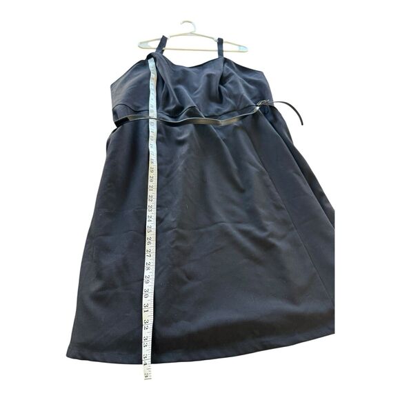 Lane Bryant Black Sheath Adjustable Strap Lined Dress Women's Plus Size 24 - Picture 3 of 6